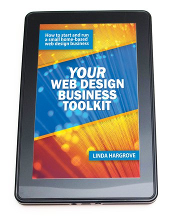 web design business toolkit book cover on kindle